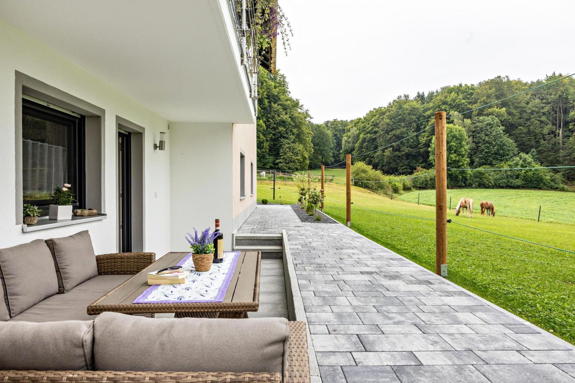 Ferienwohnung Brunnerhof Urlaub Auf Dem Land Hartenstein  Exterior foto