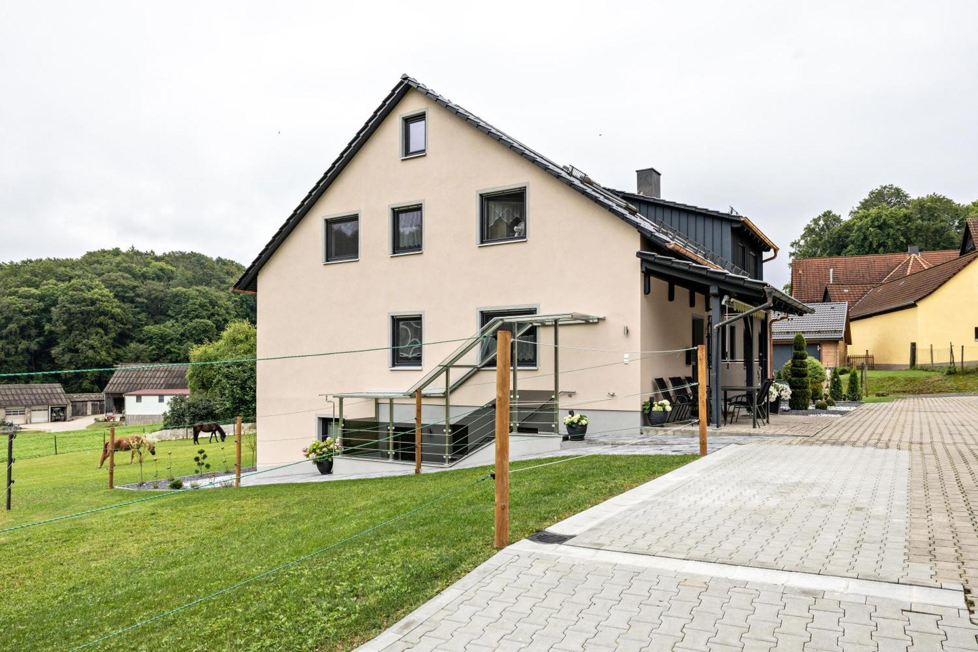 Ferienwohnung Brunnerhof Urlaub Auf Dem Land Hartenstein  Exterior foto